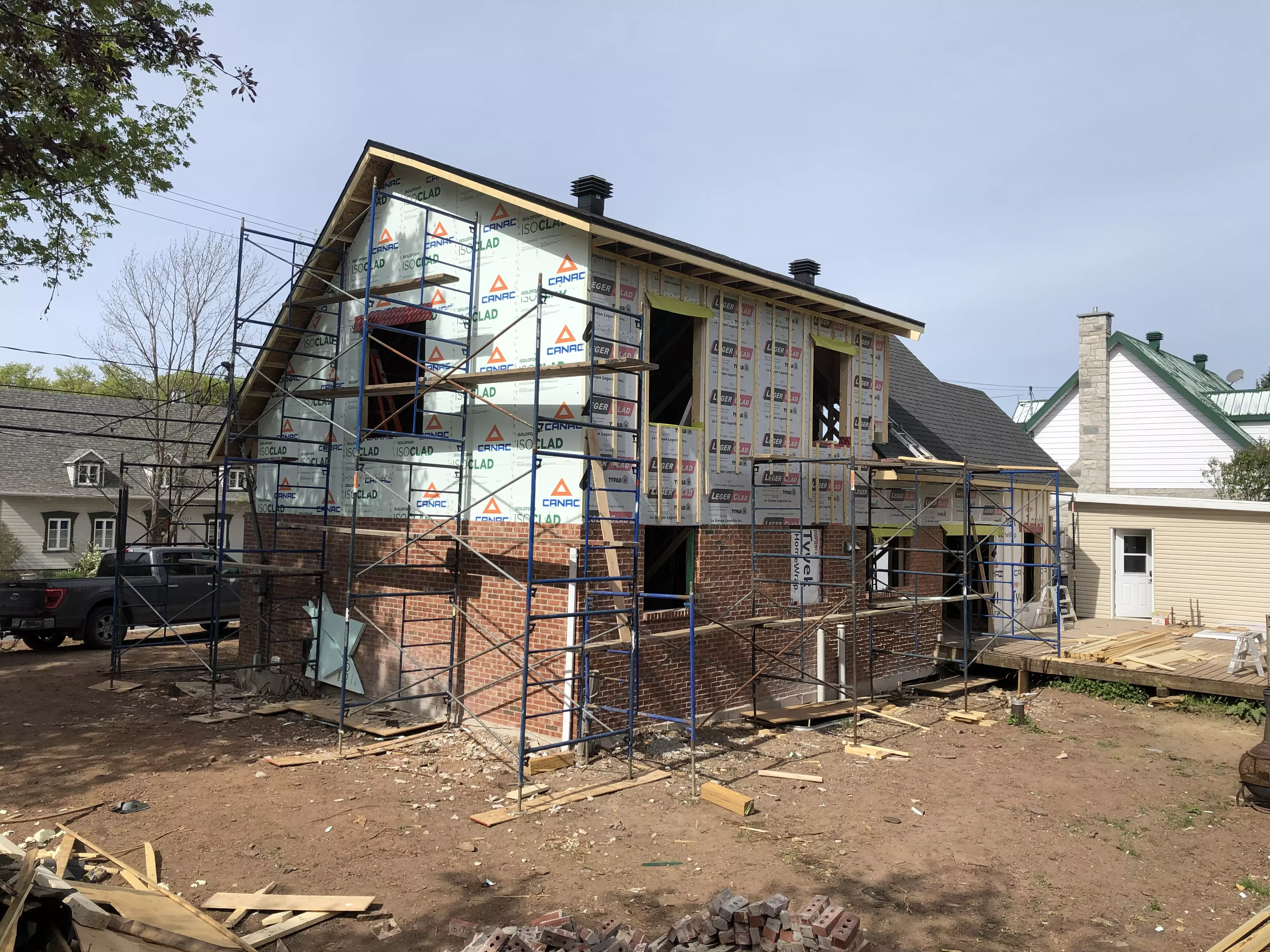 Ajout d'étage complet à Charlesbourg — Construction François Côté