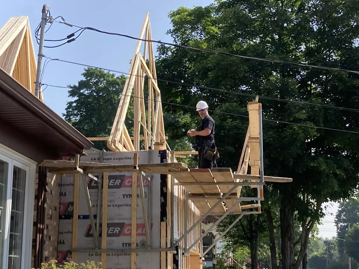 Construction garage attaché à Charlesbourg — Construction François Côté