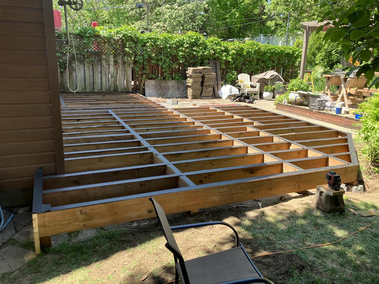 Patio Beauport — terrain avant travaux
